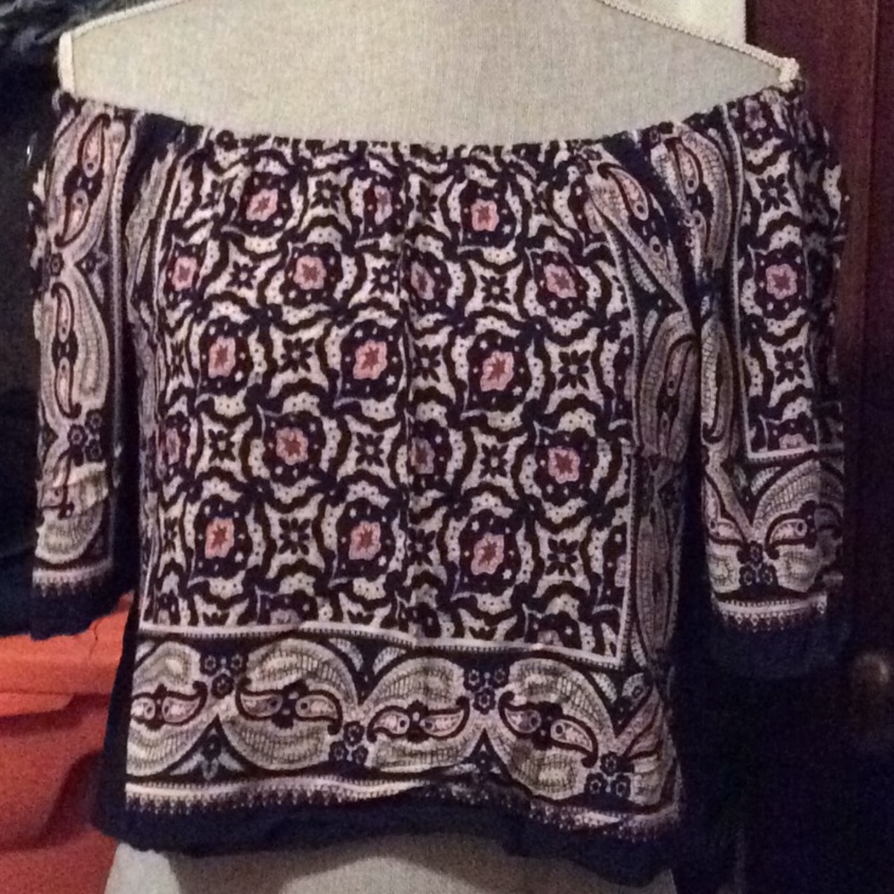 Forever 21 boho crop top.